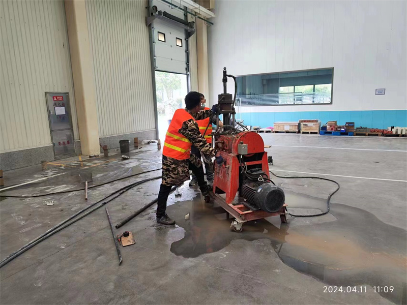 溧水厂房地面下沉塌陷注浆加固施工